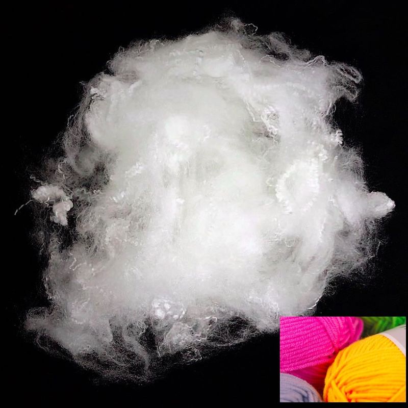 Staple Fibers Cotton Hcs Acrylic 3D Conjugated Filling Pillow Viscose Chemical Fabric 7D Polyester Fiber