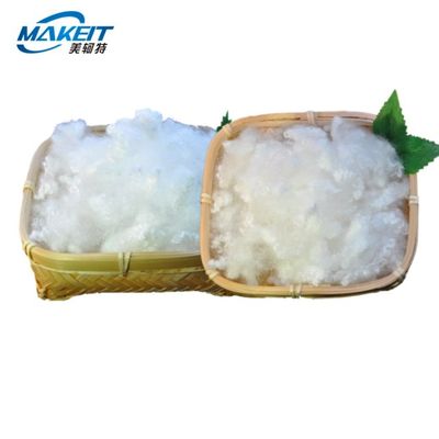 Plush Toys 51mm PET Chips Hollow Conjugated Polyester Staple Fiber